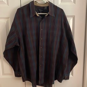 Van Heusen Men’s Lightweight Flannel, Size XL, Wrinkle-free